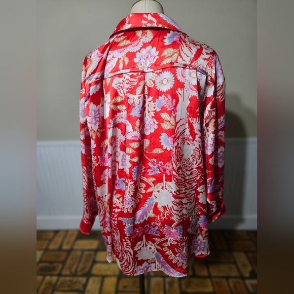 Free People Dreamy Days Pajama Top Small - Picture 3 of 5